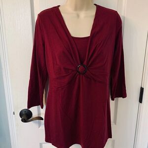 Motherhood Maternity Maroon Top! ❤️